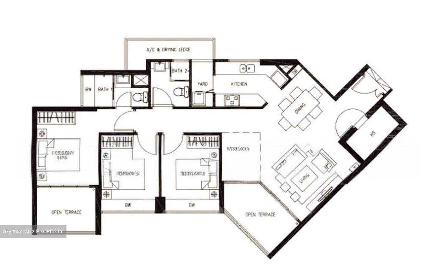Blk 588C Park Central @ Amk (Ang Mo Kio), HDB 5 Rooms #520139581